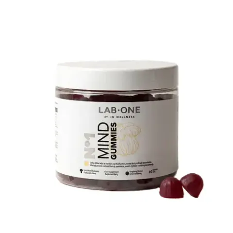 Lab One Mind GUMMIES – grzyb soplówka jeżowata w żelkach jasność myślenia i koncentracja 60 żelek