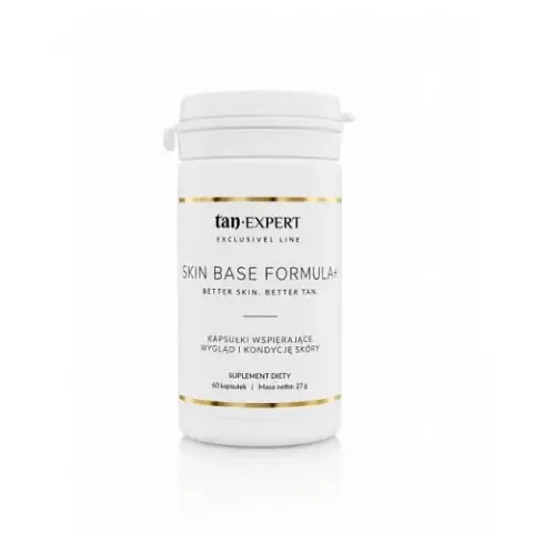 TanExpert Skin Base Formula+ Suplement diety wpierający wygląd i kondycję skóry 60 kapsułek