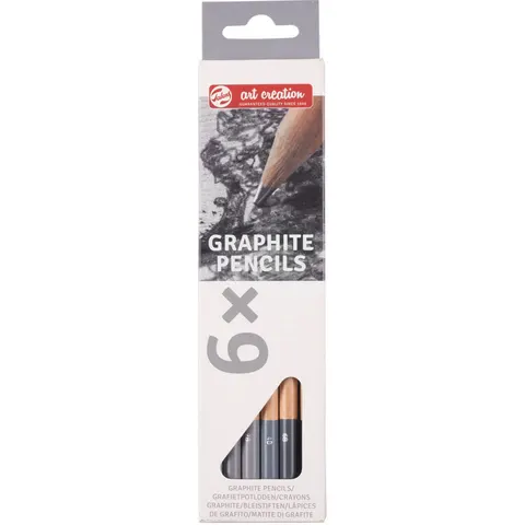 Zestaw ołówków Art Creation Graphite Pencils - 6 szt., 8B-HB