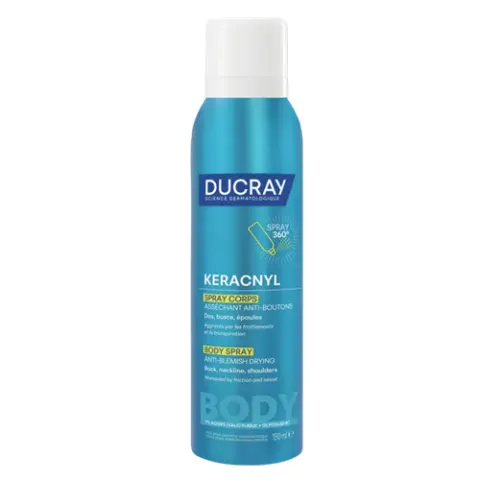 DUCRAY KERACNYL Wysuszający spray do ciała przeciw niedoskonałościom 150 ml