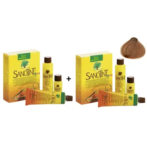 [Zestaw] Sanotint Light Farba do włosów - 76 Amber Blonde (Bursztynowy Blond) x2