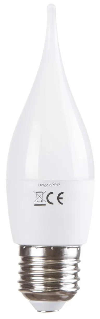 Żarówka płomyk LED E27 4W=40W zimna