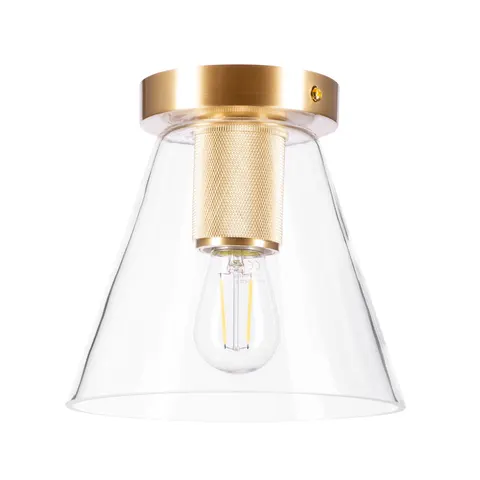 Lampa szklana sufitowa plafon stożek MADRID