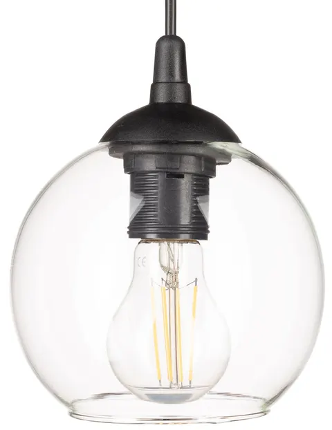 Lampa wisząca mała kulka Venus Przezroczysta