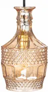 Lampa wisząca szklana kryształowa elegancka karafka AMBER
