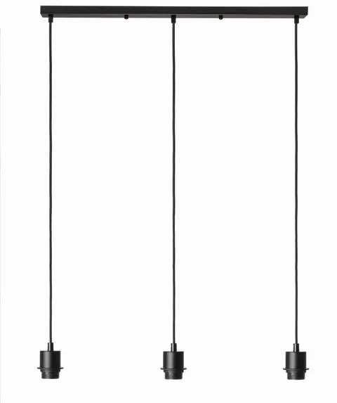 Lampa wisząca listwa potrójna gwint E27