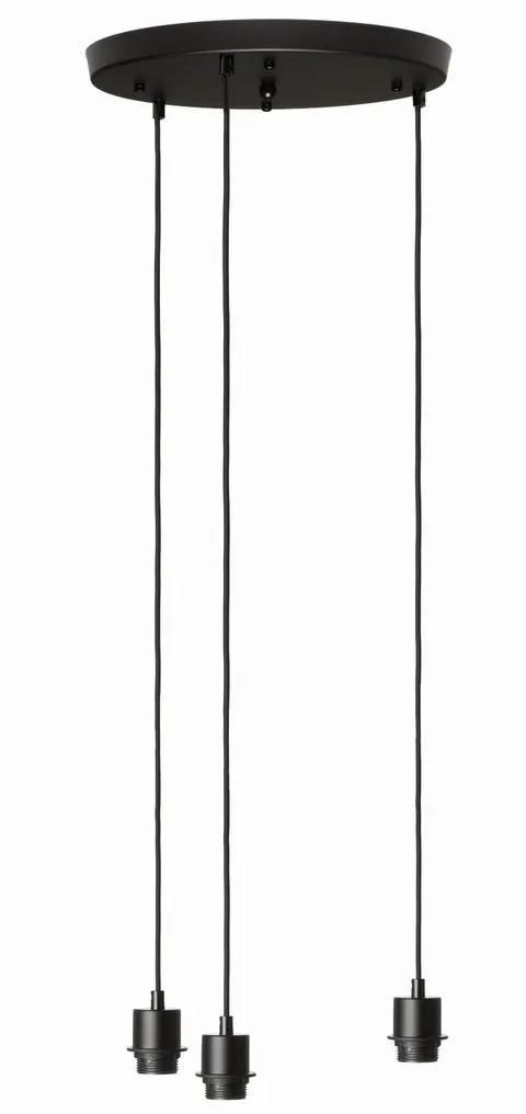 Lampa wisząca plafon potrójny wiszący gwint E27