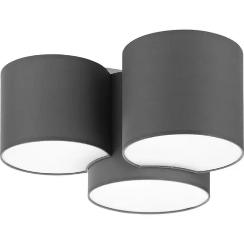 Lampa sufitowa Mona Grey 3xE27