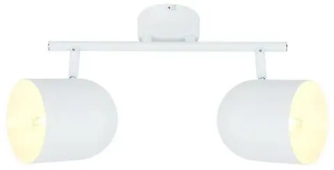 Lampa sufitowa listwa biały 2xE14 AZURO