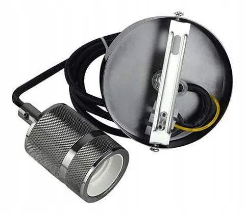 Lampa wisząca zawieś z oprawą tarka grafit do lampy E27