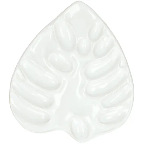 Paletka ceramiczna Renesans w kształcie liścia