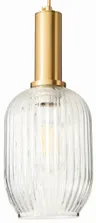 Lampa wisząca MODERNA LUX Slim złota przezroczysta