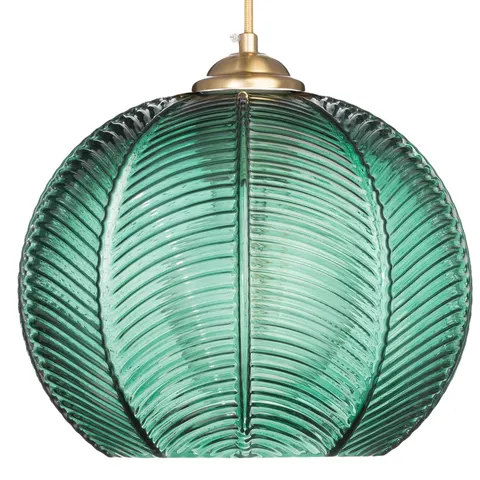 Lampa wisząca sufitowa szklana JOY szmaragdowa