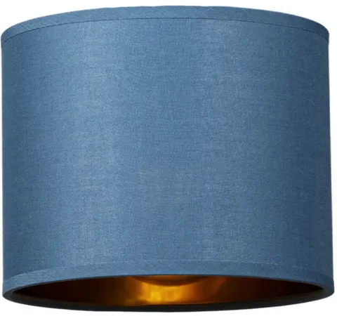 Abażur walec Oro granatowy złoty środek 20 cm gwint E27