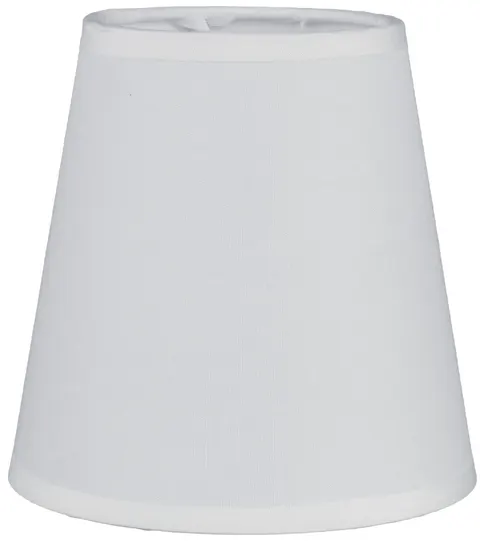Abażur mały stożek biały E14 15cm
