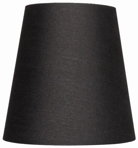 Abażur mały stożek czarny E14 16cm ELA7224
