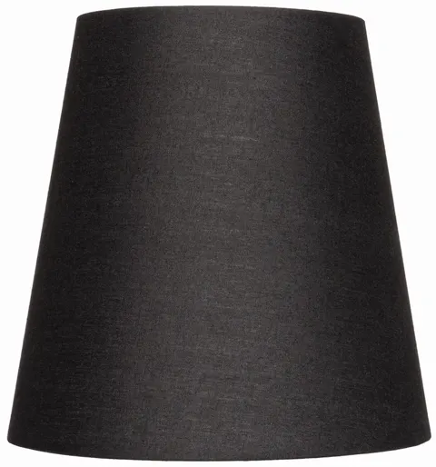 Abażur mały stożek czarny E27 16cm ELA7220