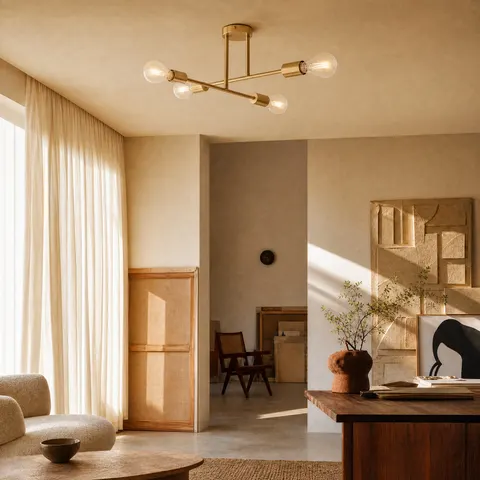 Lampa sufitowa MULTI PATYCZAK gold 4