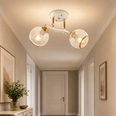 Lampa sufitowa klasyczny żyrandol kryształki Cristal WSG09A2