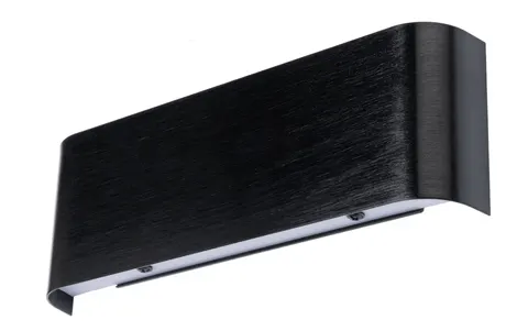 Kinkiet ścienny Slim płaski czarny modern LED 24cm 8W 4000K