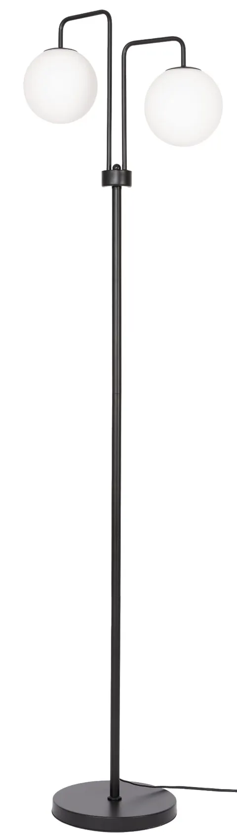 Lampa podłogowa black białe kule MILANO CITY