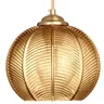 Lampa wisząca sufitowa szklana JOY klosz bursztynowy