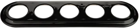 Ramka ceramiczna pięciokrotna czarna K1-R465