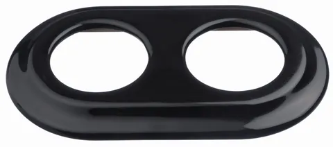 Ramka ceramiczna podwójna czarna YX-F03 (2) NEW