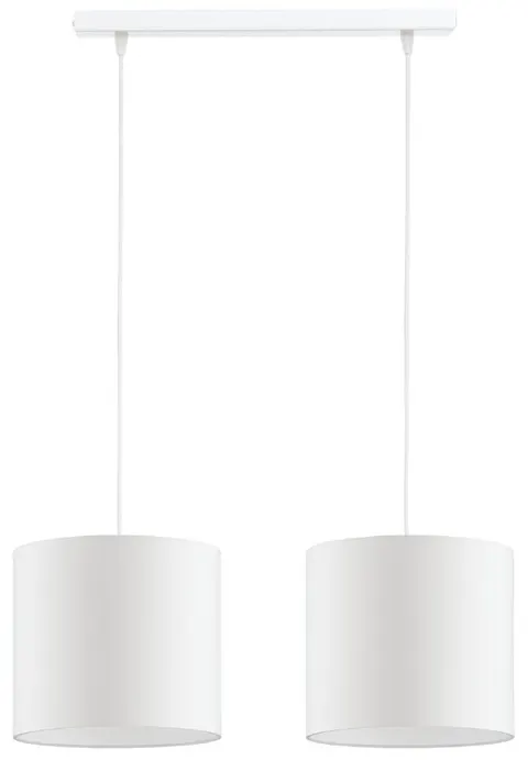 Lampa wisząca listwa podwójna Oro biała