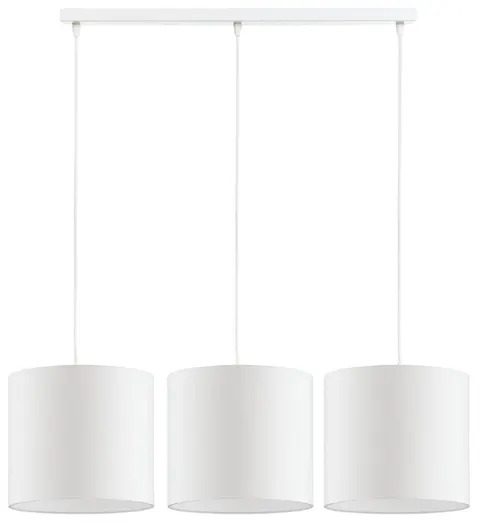 Lampa wisząca listwa potrójna Oro biała