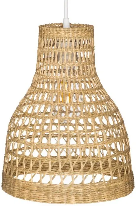 Lampa wisząca BOHO Africa trawa morska PHU18H biała