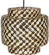 Lampa wisząca BOHO bambusowa dwukolorowa 28cm IKE27BW