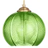 Lampa wisząca sufitowa szklana JOY zielona