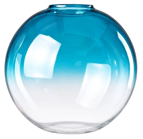 Klosz szklany Venus niebieski ombre 15 cm gwint E27