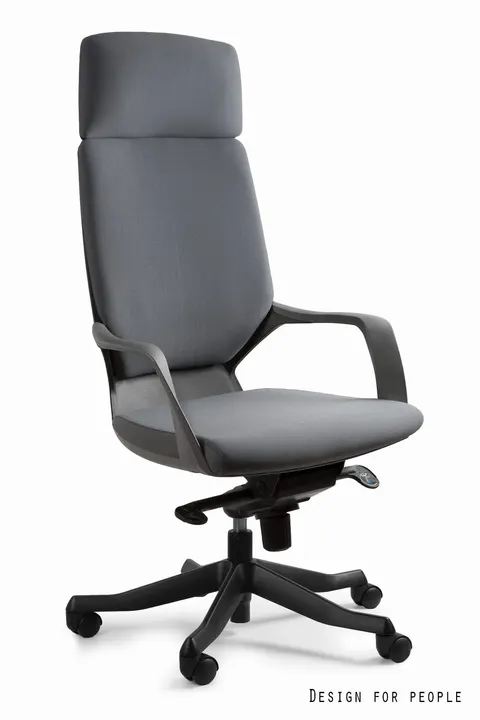 Fotel biurowy Apollo - czarny BL417 Slategrey (W-909-B-BL417)