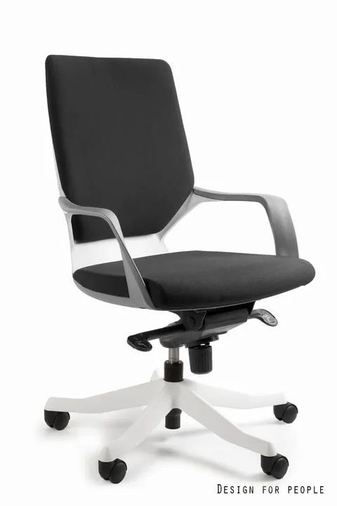 Fotel biurowy Apollo M - biały BL418 Black (W-908-W-BL418)