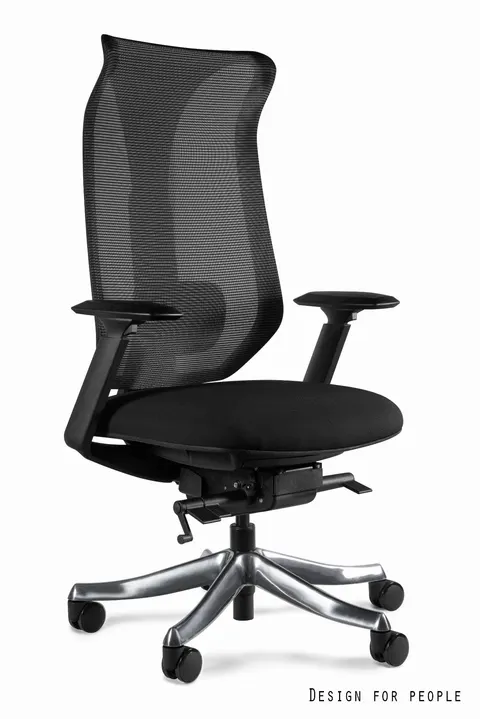 Fotel biurowy Focus - black frame, black mesh/fabric (ML023H)
