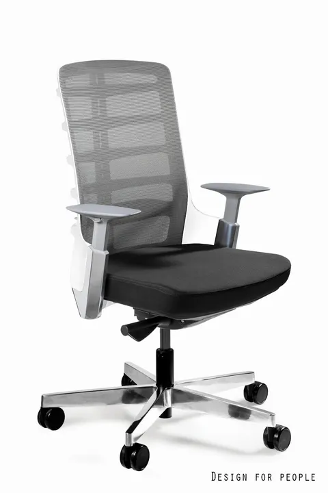 Fotel biurowy Spinelly M - biały BL418 Black (W-998-W-BL418)