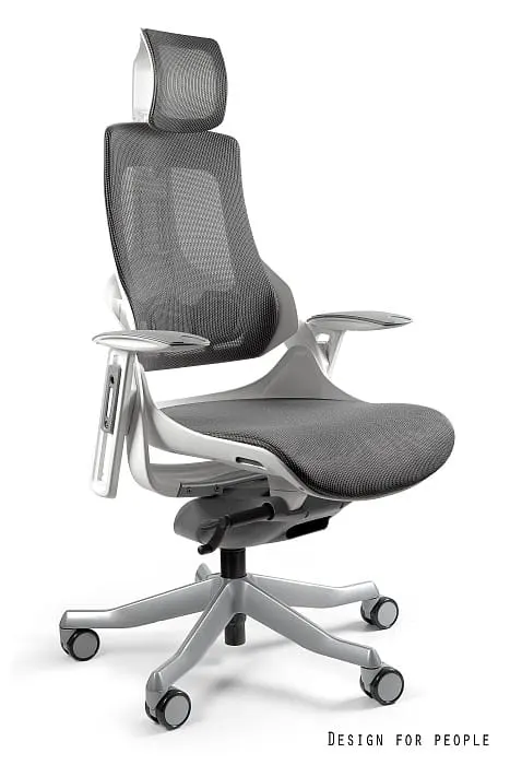 Fotel biurowy Wau - biały NW41 Charcoal (W-609-W-NW41)