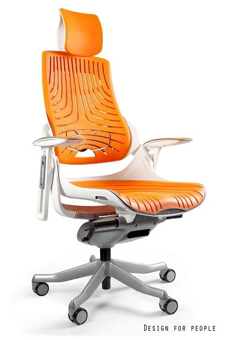 Fotel biurowy Wau - biały TPE-12 Mango (W-609-W-TPE-12)