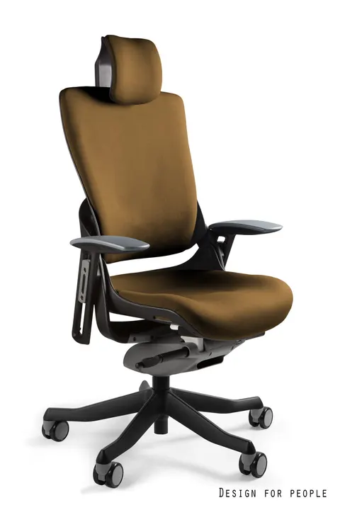 Fotel biurowy Wau 2 - czarny BL408 Khaki (W-709-B-BL408)