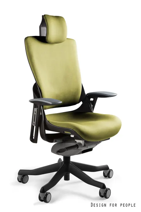 Fotel biurowy Wau 2 - czarny BL411 Olive (W-709-B-BL411)
