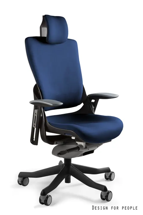 Fotel biurowy Wau 2 - czarny BL415 Royalblue (W-709-B-BL415)