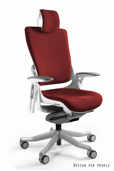 Fotel biurowy Wau 2 - biały BL402 Deepred (W-709-W-BL402)