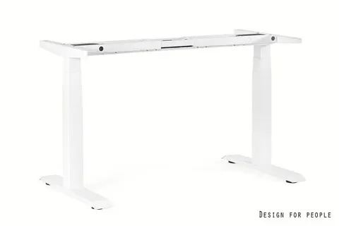 Fighter Single Desk - Stelaż Regulowany W Zakresie 100-180 cm Biały