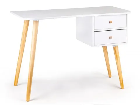 Nowoczesne biurko komputerowe stolik 2 szuflady ModernHome WYJ-125