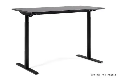 Biurko OTIS - CZARNE - 120X60 CM