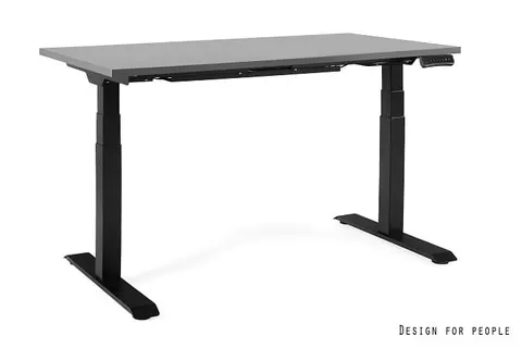Biurko GROW - CZARNE- 160X70 CM - ANTRACYTOWY