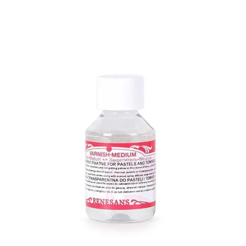 Fiksatywa transparentna do pasteli i temper Renesans - 100 ml