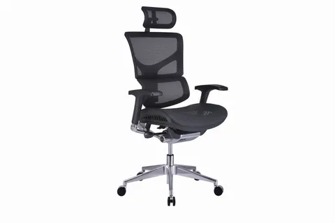 Ergonimiczny Fotel ERGOFLY SAIL Alum T-01 Black